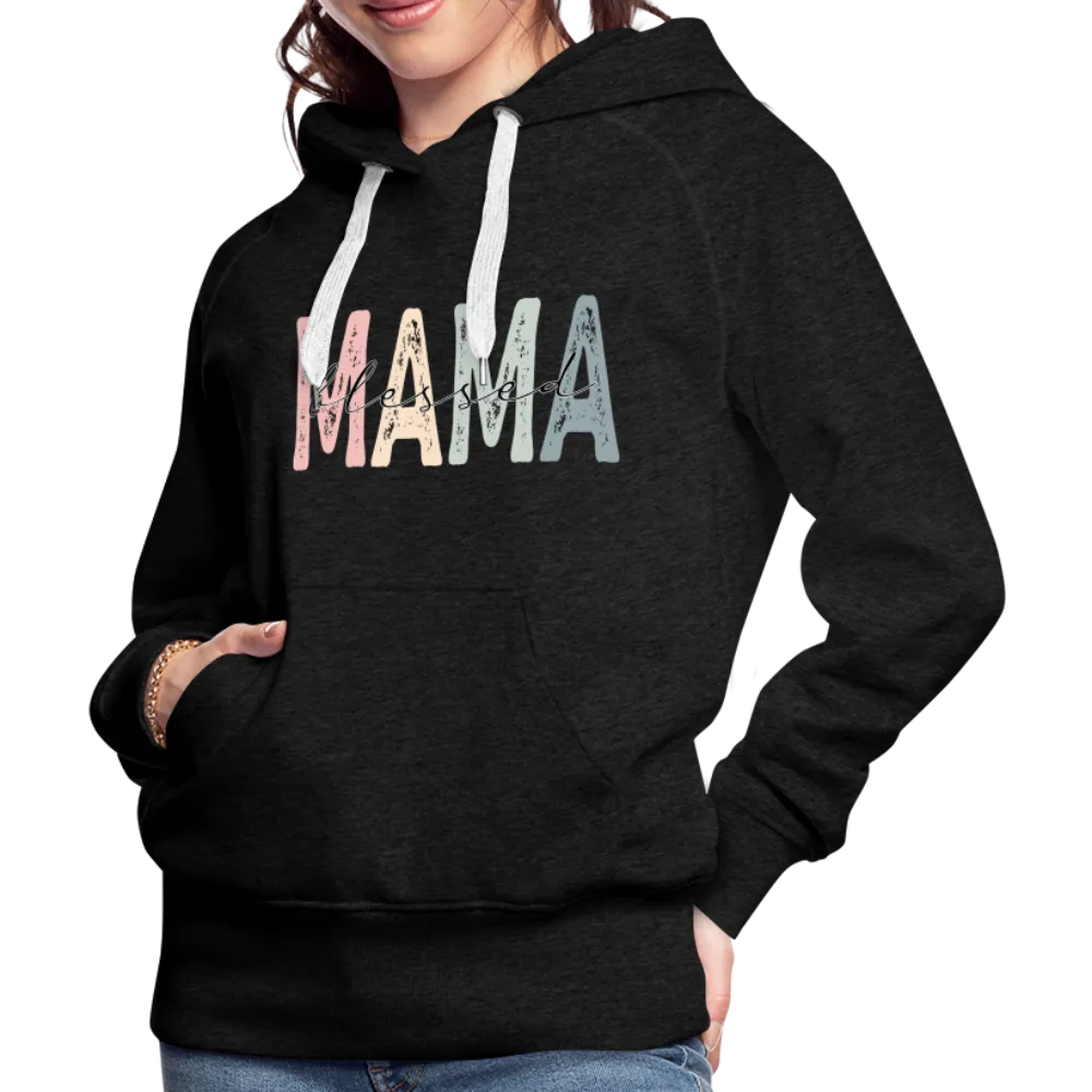 Blessed Mama Premium Hoodie (Retro Design)