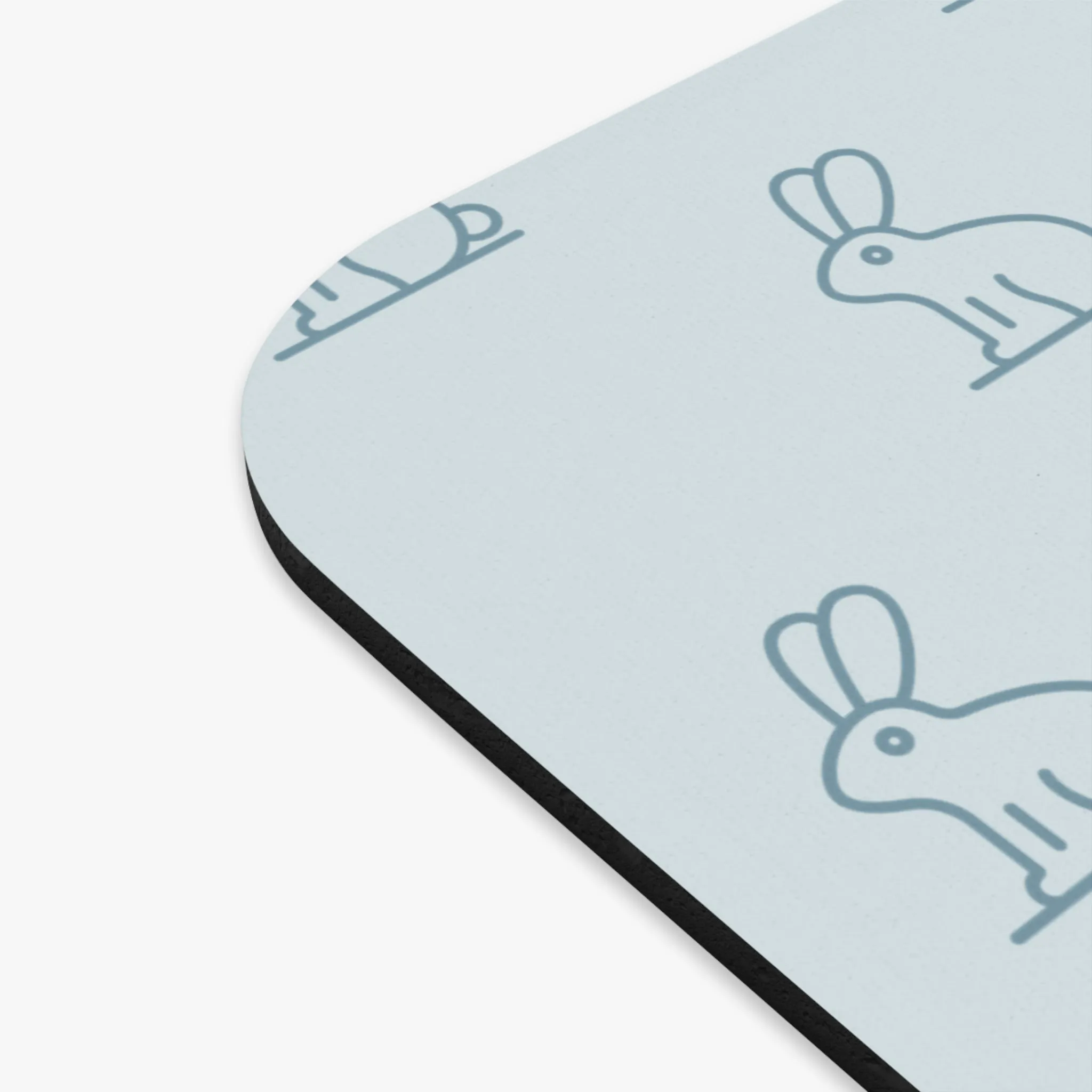 Blushing Rabbit Mouse Pad