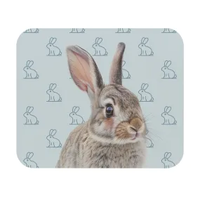 Blushing Rabbit Mouse Pad