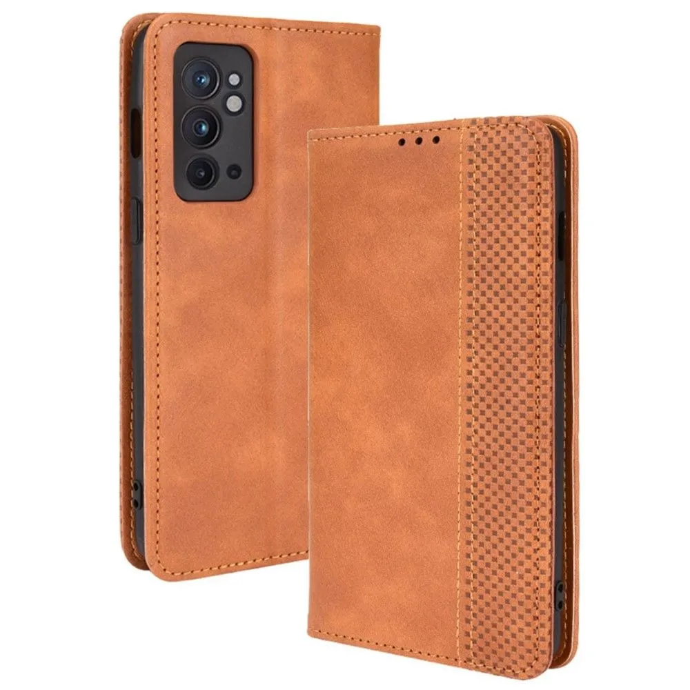 Bofink Vintage OnePlus 9RT 5G leather case - Brown