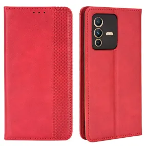 Bofink Vintage Vivo V23 Pro / S12 Pro leather case - Red