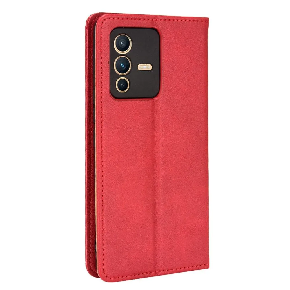 Bofink Vintage Vivo V23 Pro / S12 Pro leather case - Red