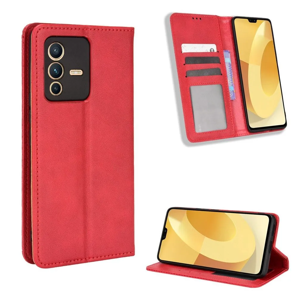 Bofink Vintage Vivo V23 Pro / S12 Pro leather case - Red