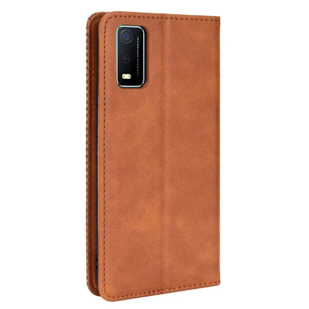 Bofink Vintage Vivo Y3s (2021) leather case - Brown