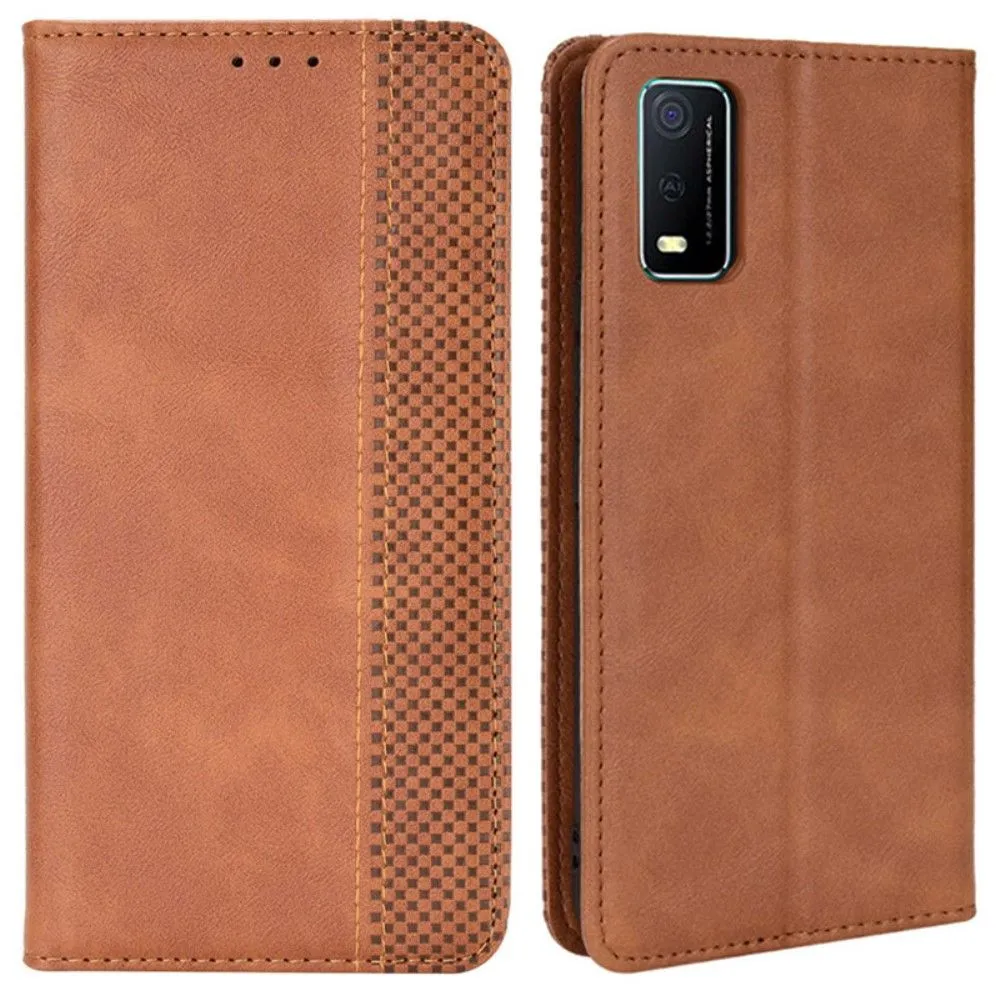 Bofink Vintage Vivo Y3s (2021) leather case - Brown