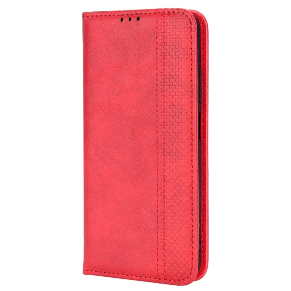 Bofink Vintage Xiaomi Poco M4 Pro leather case - Red