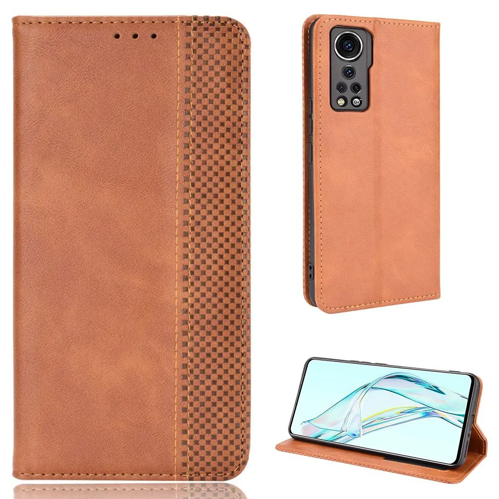 Bofink Vintage ZTE Axon 30 5G leather case - Brown