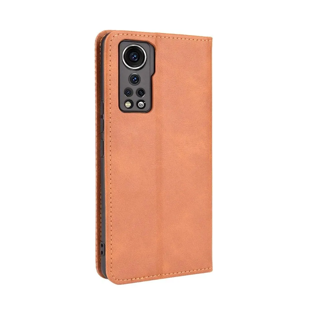 Bofink Vintage ZTE Axon 30 5G leather case - Brown