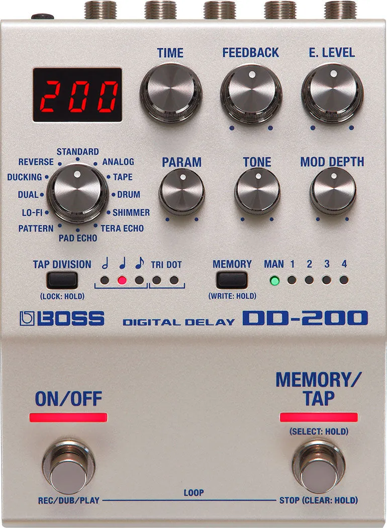 Boss DD-200 Digital Delay Pedal