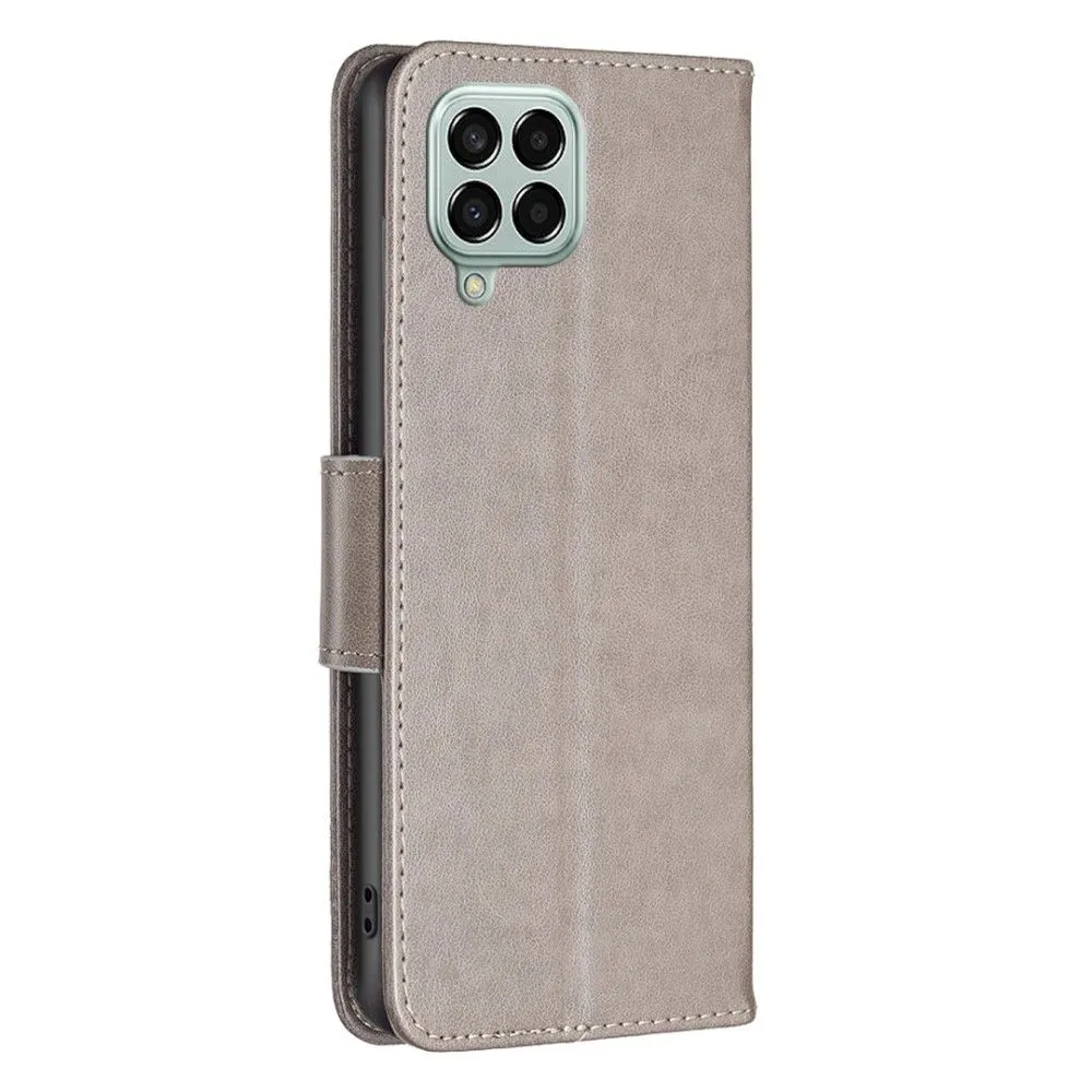 Butterfly Samsung Galaxy M33 5G flip case - Grey