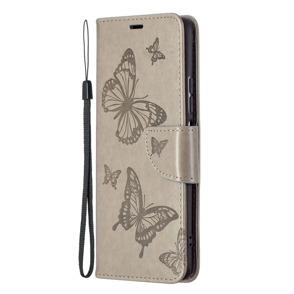 Butterfly Xiaomi Mi 11i / Poco F3 / K40 Pro Plus flip case - Grey