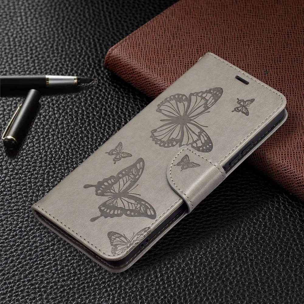 Butterfly Xiaomi Mi 11i / Poco F3 / K40 Pro Plus flip case - Grey