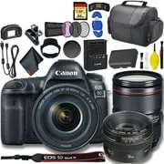 Canon EOS 5D Mark IV DSLR Camera with 24-105mm Lens (Intl Model) Plus Bundle