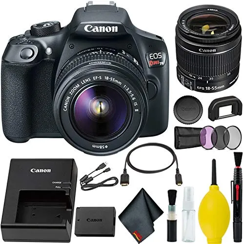 Canon EOS Rebel T6 DSLR Camera with 18-55mm Lens Starter Kit