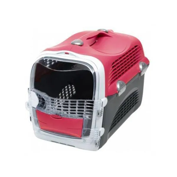 Catit Cabrio Multi-Functional Carrier System - Cherry Red / Grey