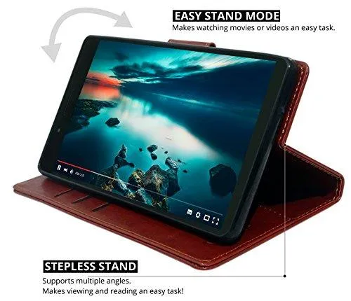 Ceego Luxuria Flip Cover for Lenovo Tab 3 730X Tablet (7 inch) (Walnut Brown)