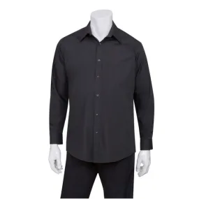 Chef Works D150BLKXL Dress Shirt