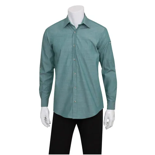 Chef Works SLMCH005GRMS Dress Shirt