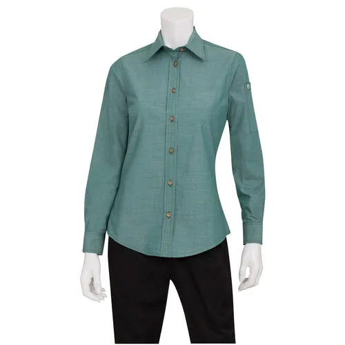 Chef Works SLWCH002GRM3XL Dress Shirt