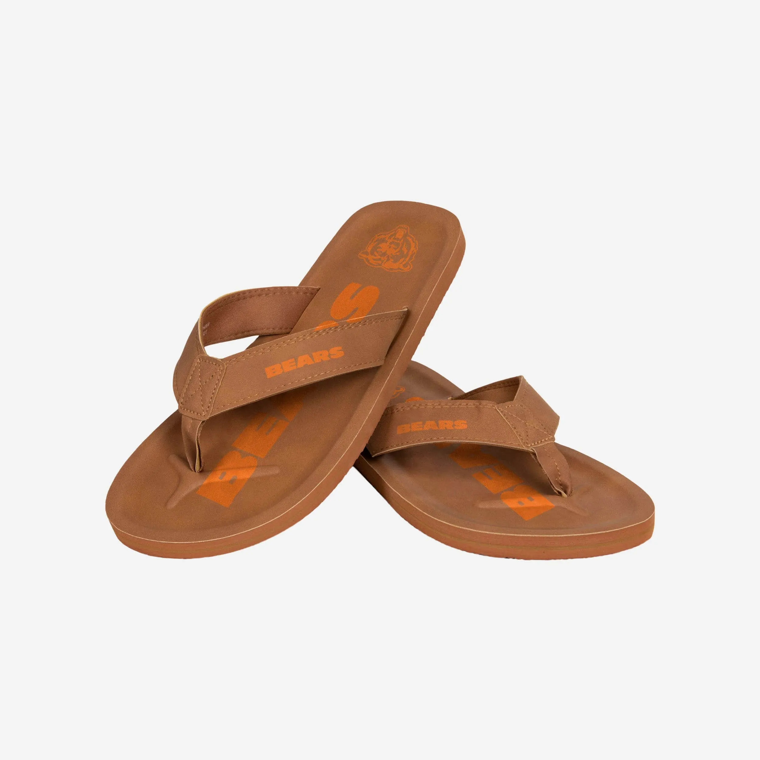 Chicago Bears Color Pop Contour Flip Flop