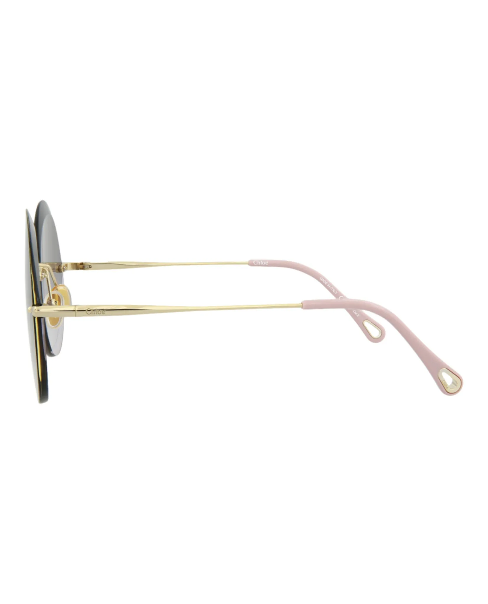 Chloe Round-Frame Metal Sunglasses, style # CH0063S-30011429001