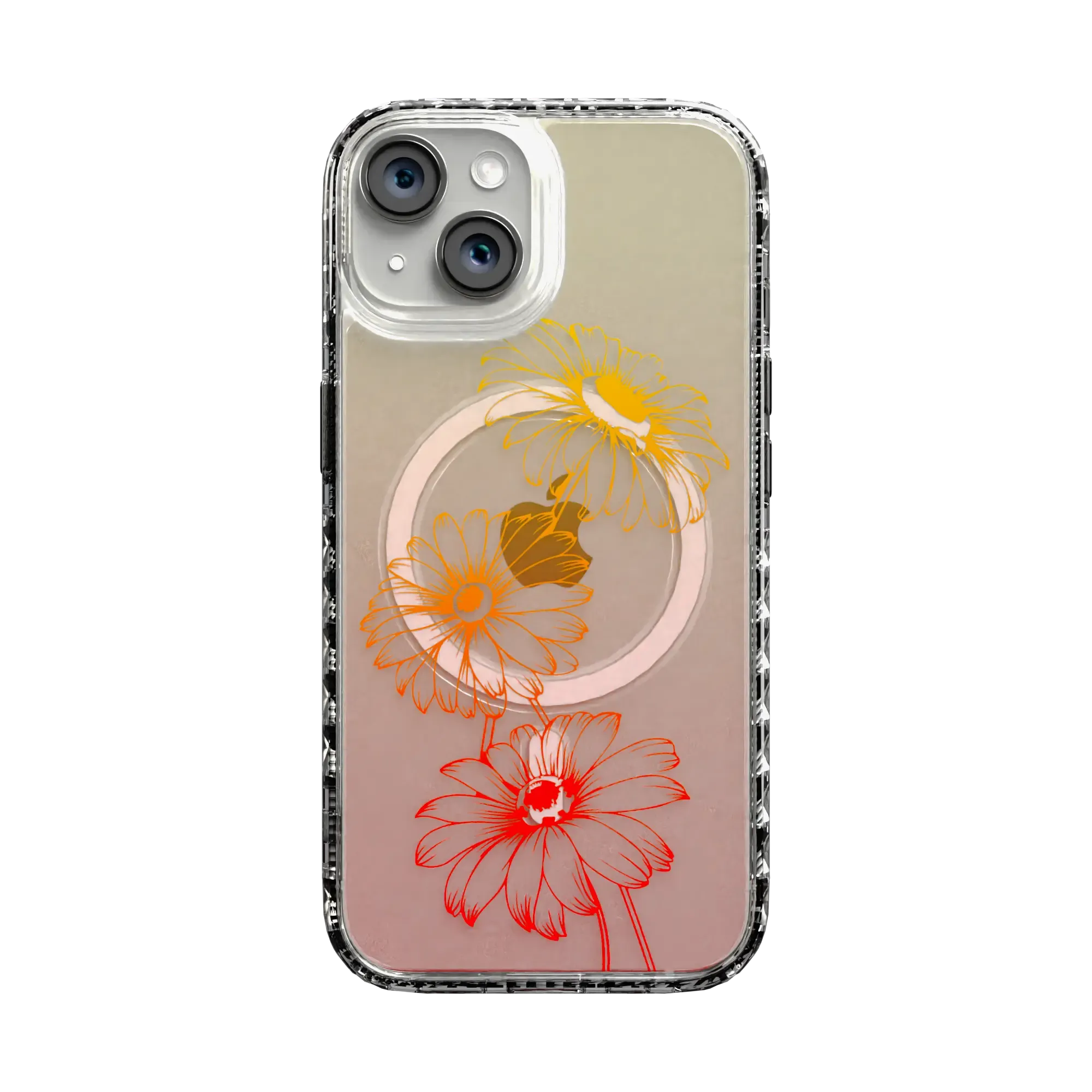 Citrus Splash | Protective MagSafe Case | Ombre Bouquet Collection for Apple iPhone 15 Series