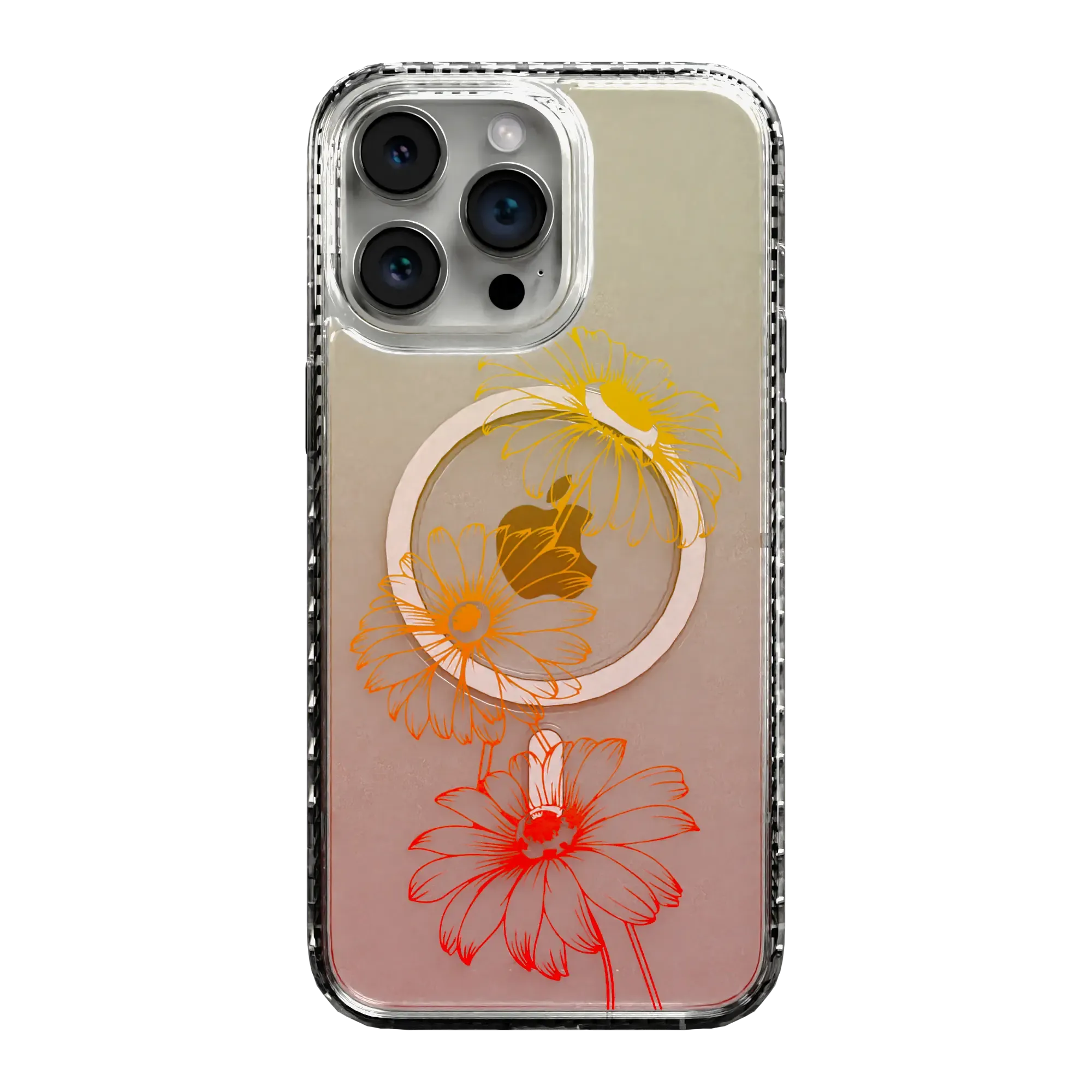 Citrus Splash | Protective MagSafe Case | Ombre Bouquet Collection for Apple iPhone 15 Series