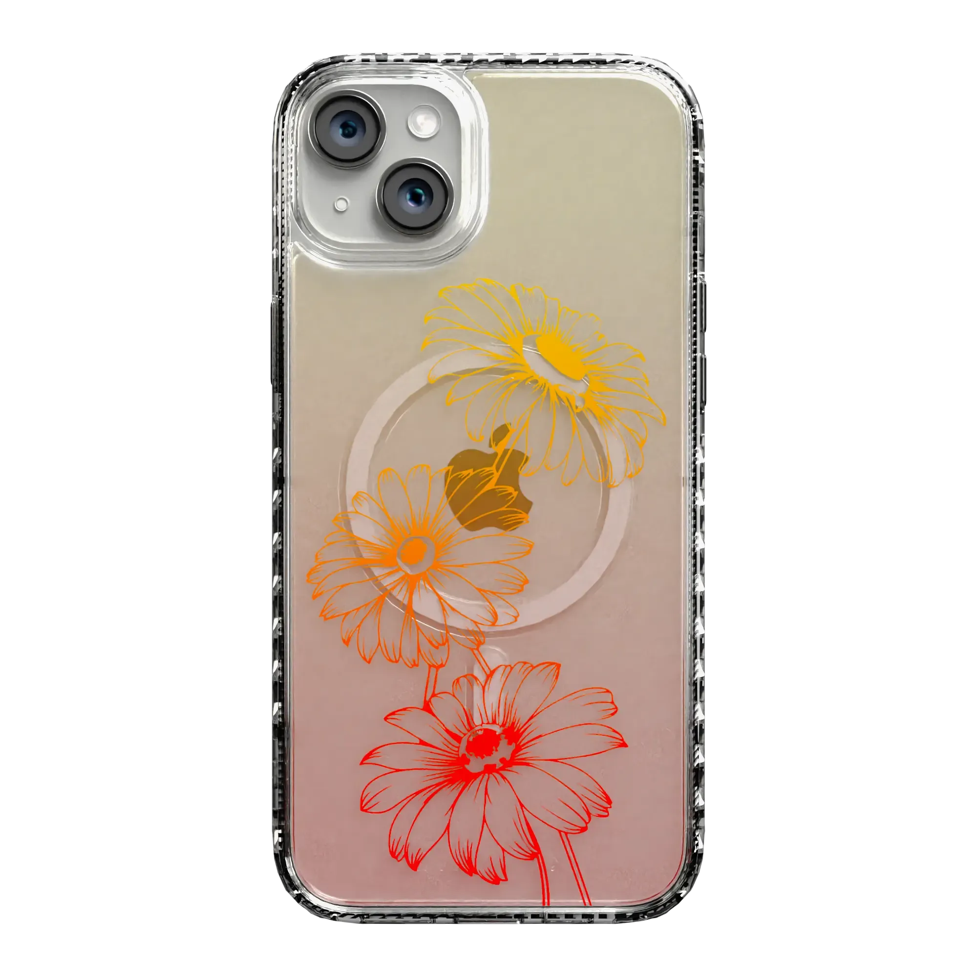 Citrus Splash | Protective MagSafe Case | Ombre Bouquet Collection for Apple iPhone 15 Series