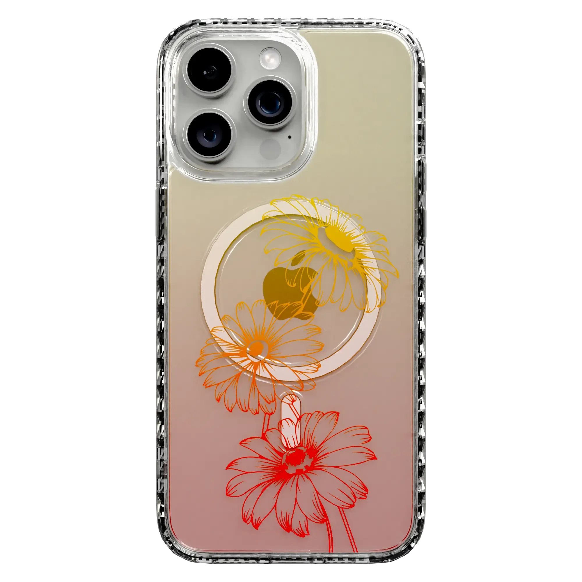 Citrus Splash | Protective MagSafe Case | Ombre Bouquet Collection for Apple iPhone 15 Series