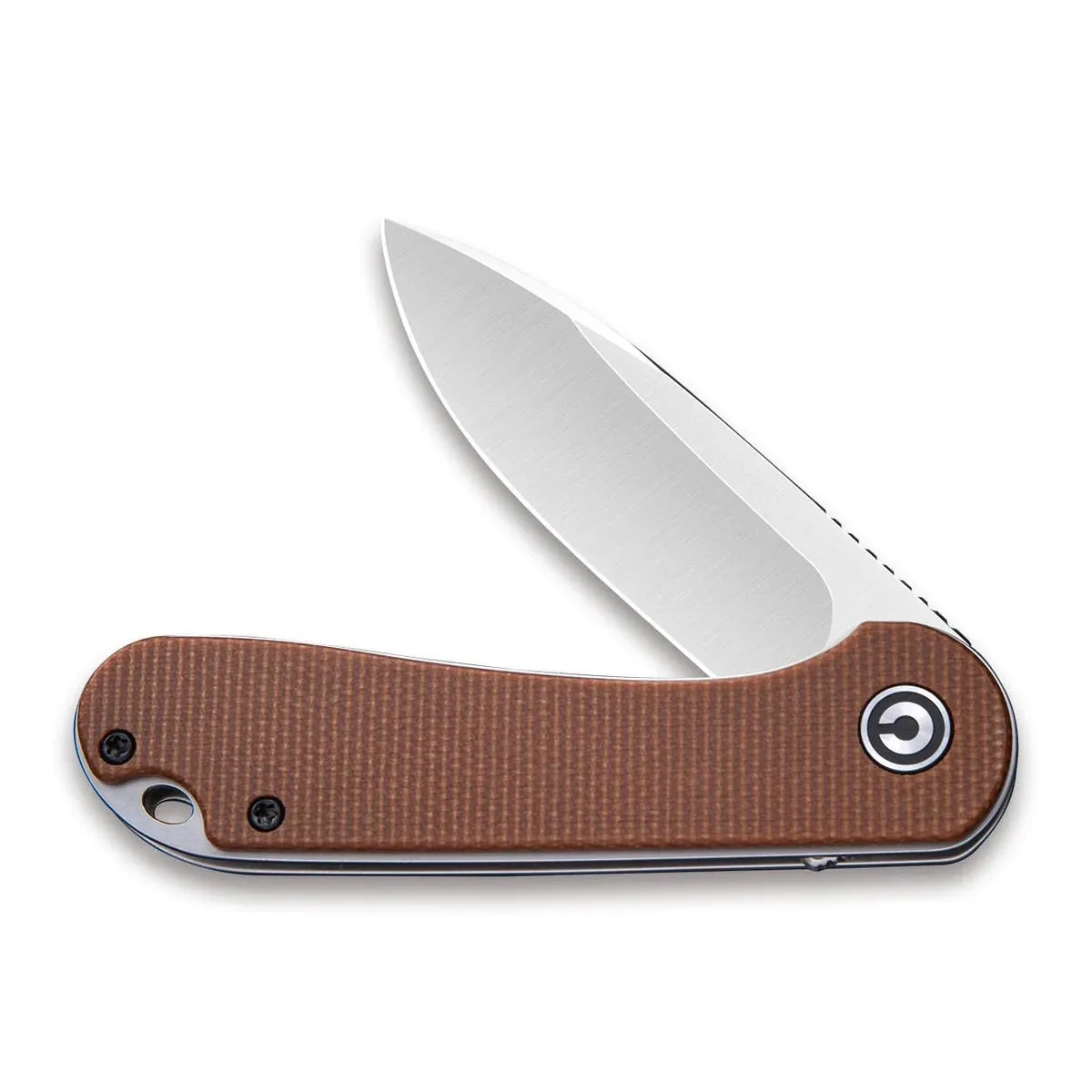 Civivi Elementum Folding Knife Brown Micarta Handle 2.96in D2 Steel Blade (C907M)