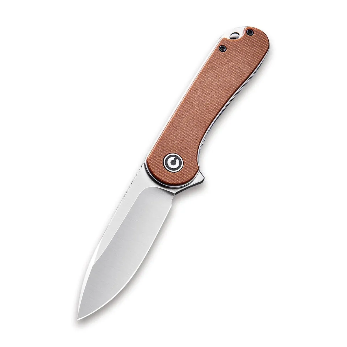 Civivi Elementum Folding Knife Brown Micarta Handle 2.96in D2 Steel Blade (C907M)