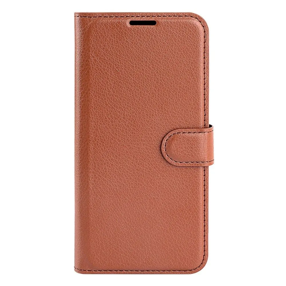 Classic Motorola Edge 30 flip case - Brown