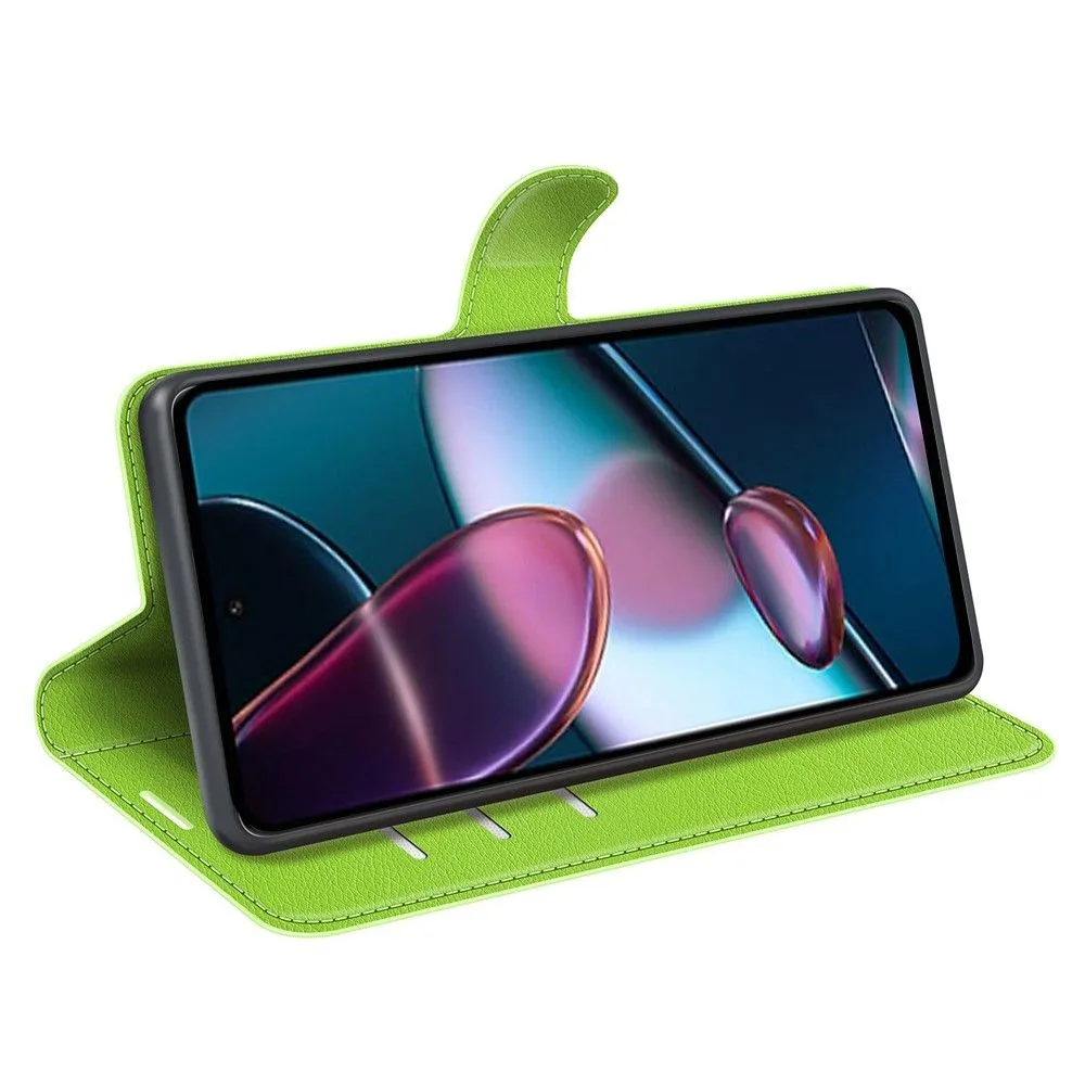 Classic Motorola Edge 30 flip case - Green