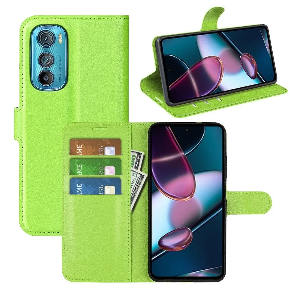 Classic Motorola Edge 30 flip case - Green