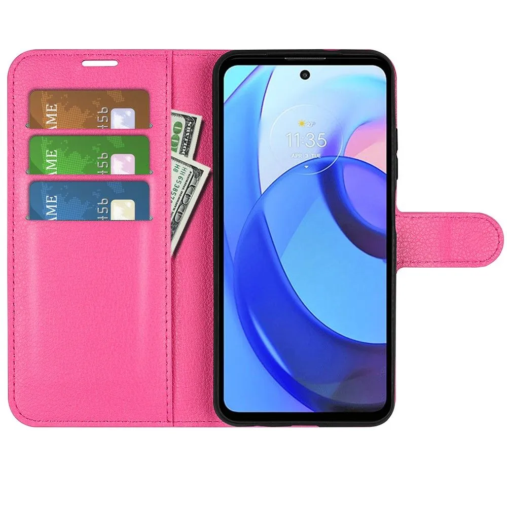 Classic Motorola Moto E30 / E40 flip case - Rose