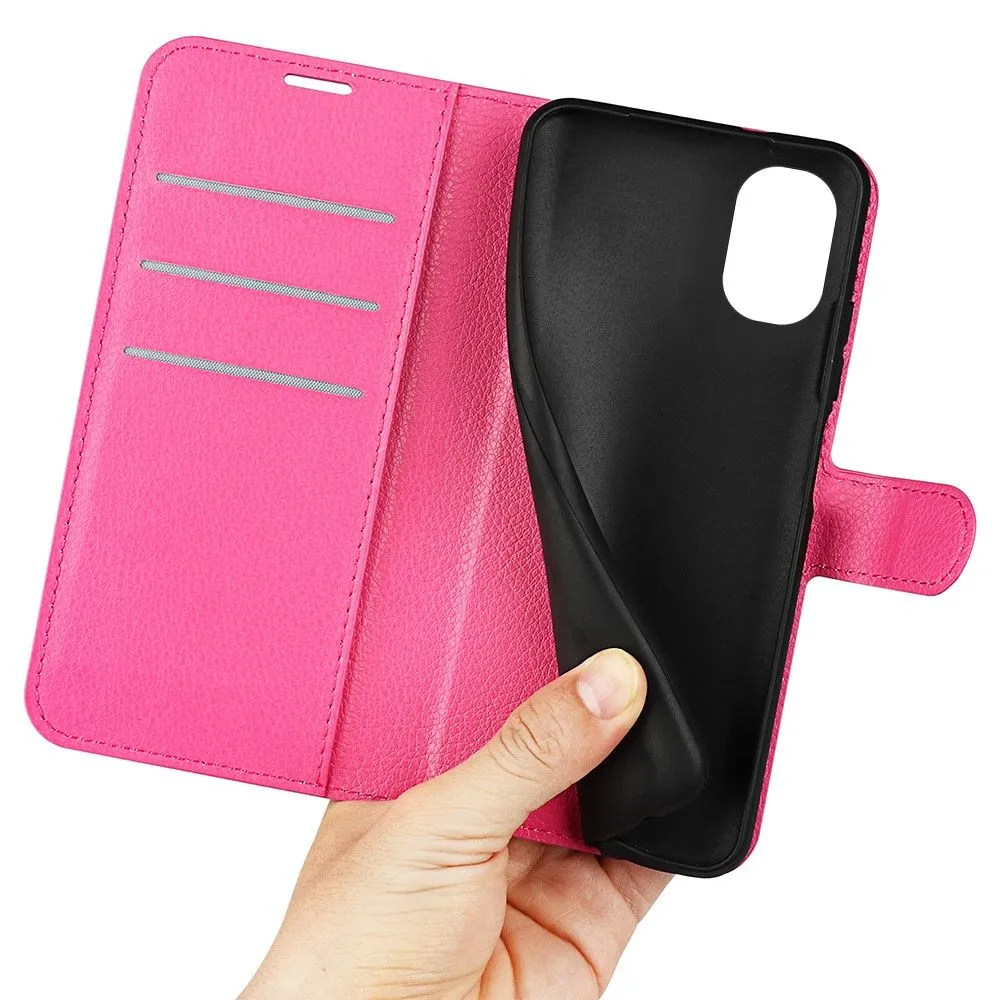 Classic Motorola Moto E30 / E40 flip case - Rose