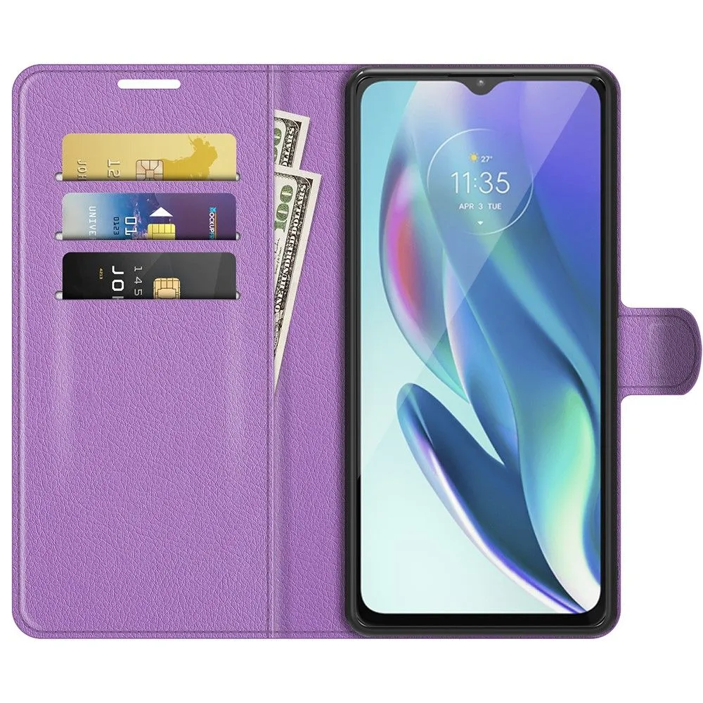 Classic Motorola Moto G50 5G flip case - Purple