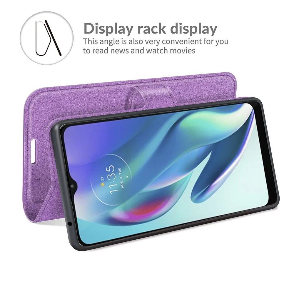 Classic Motorola Moto G50 5G flip case - Purple