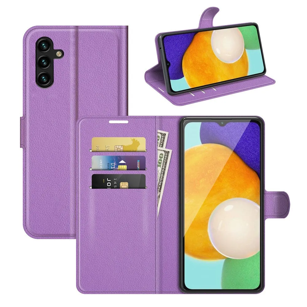 Classic Samsung Galaxy A13 5G flip case - Purple