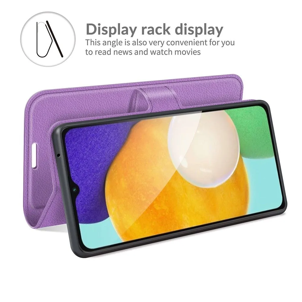 Classic Samsung Galaxy A13 5G flip case - Purple