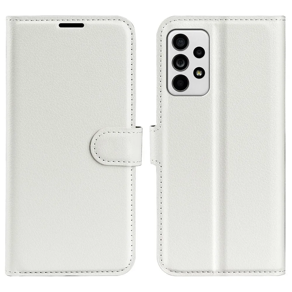 Classic Samsung Galaxy A33 5G flip case - White