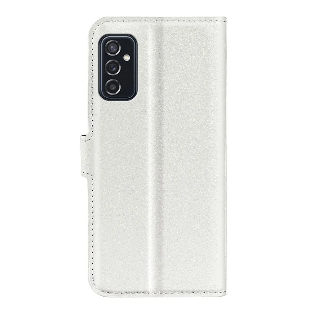 Classic Samsung Galaxy M52 5G flip case - White