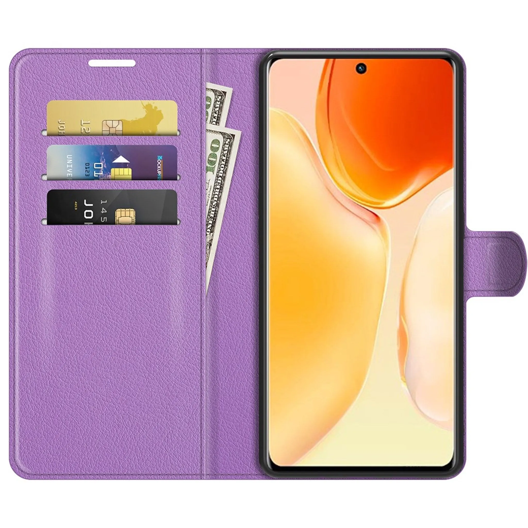 Classic Vivo X70 Pro flip case - Purple