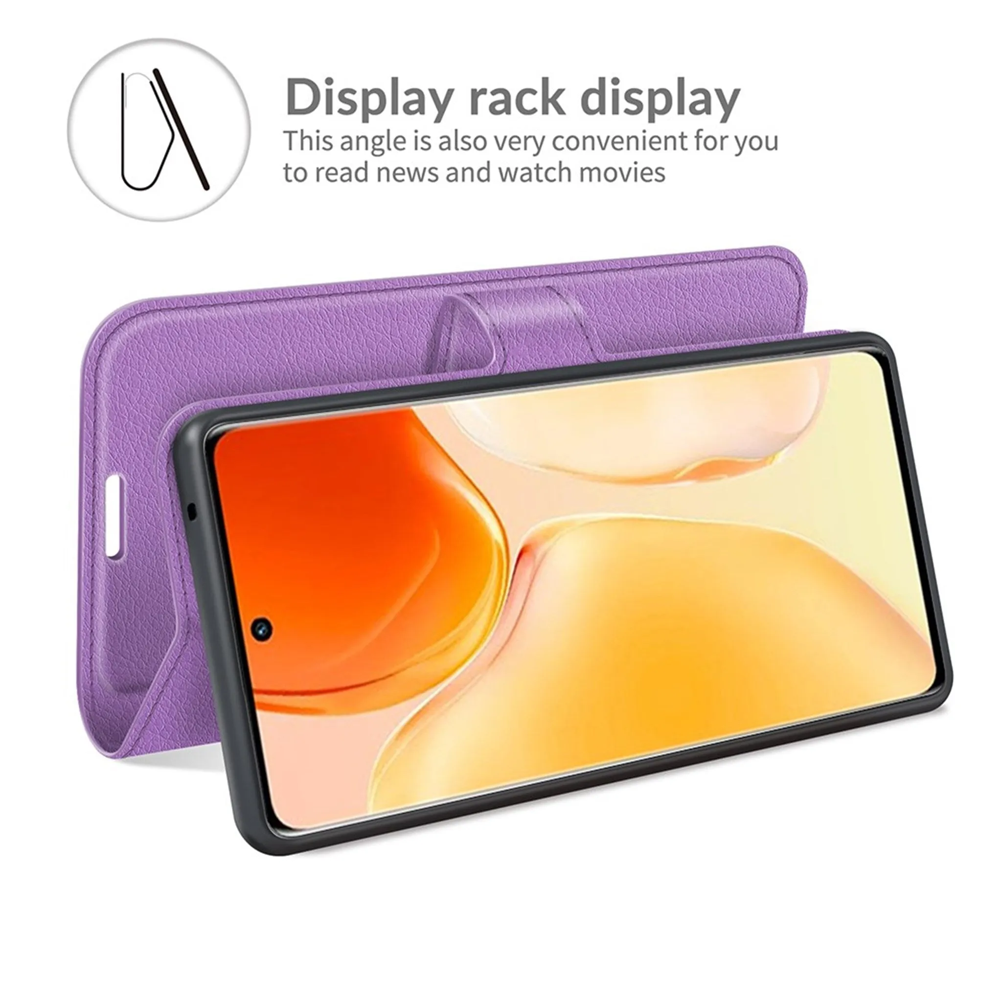 Classic Vivo X70 Pro flip case - Purple