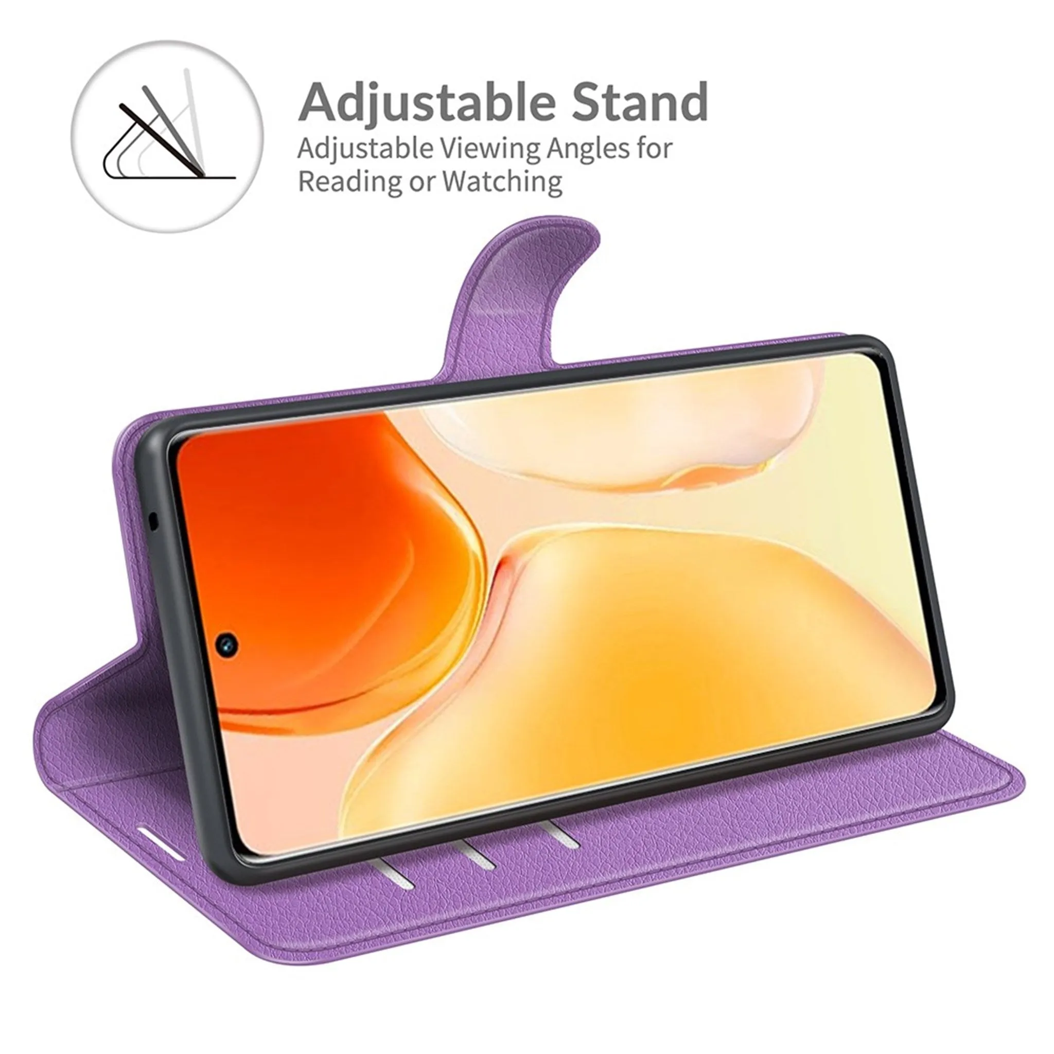 Classic Vivo X70 Pro flip case - Purple