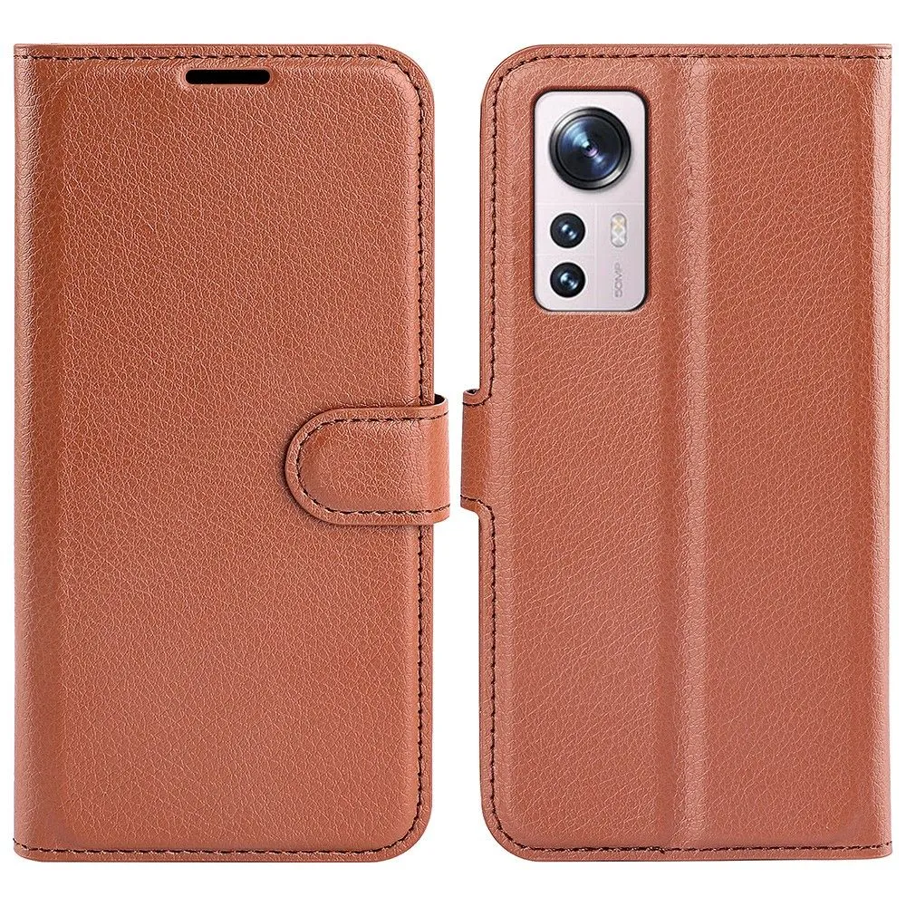 Classic Xiaomi 12 Lite flip case - Brown