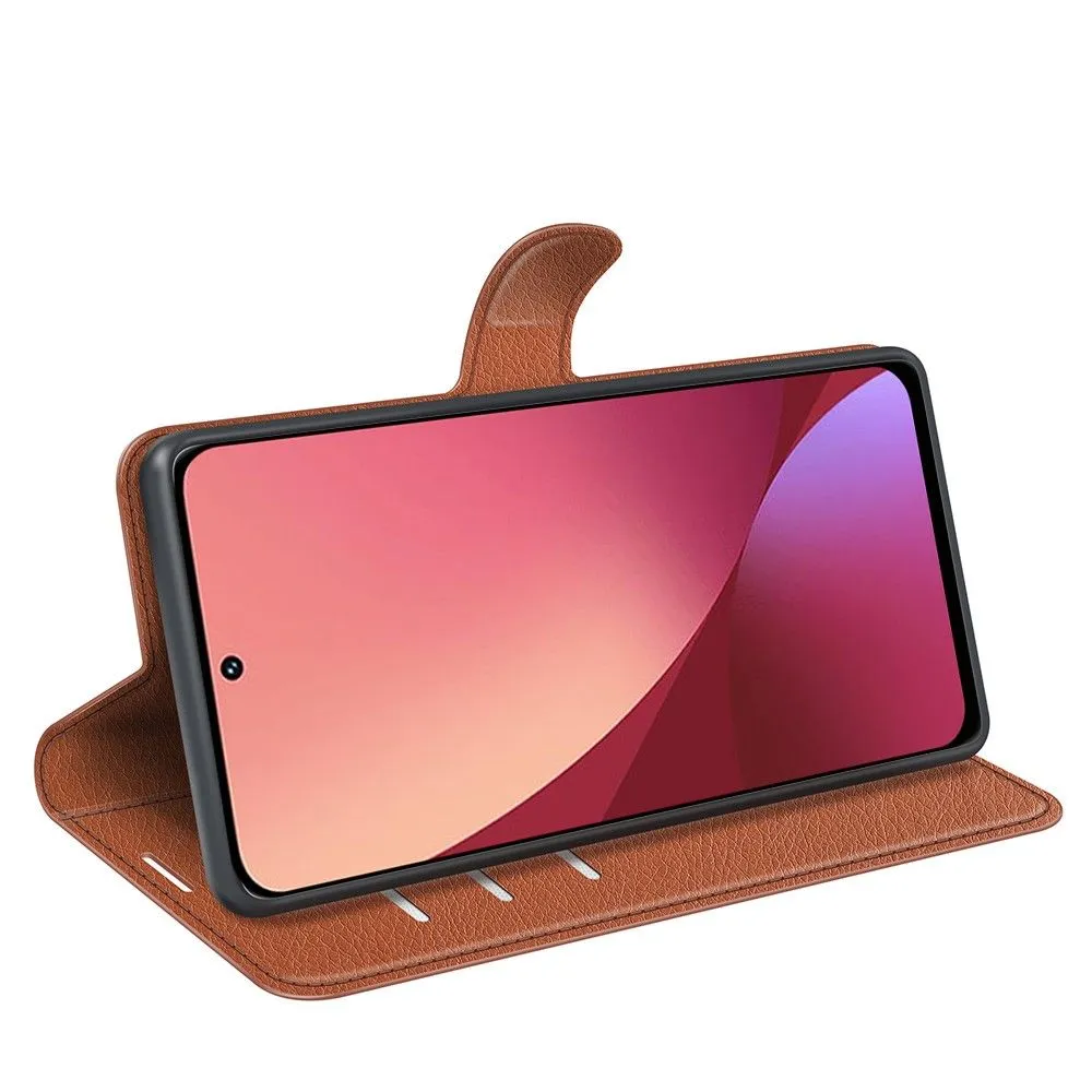 Classic Xiaomi 12 Lite flip case - Brown