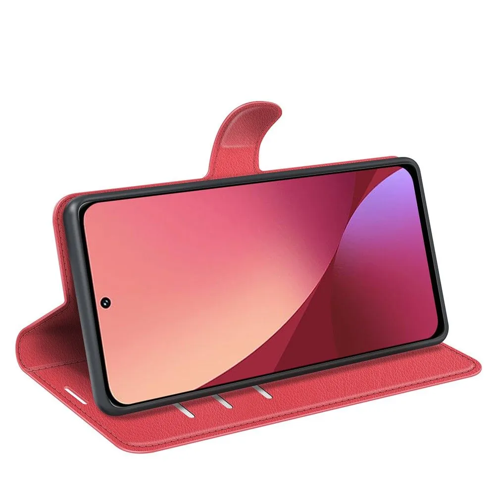 Classic Xiaomi 12 Lite flip case - Red