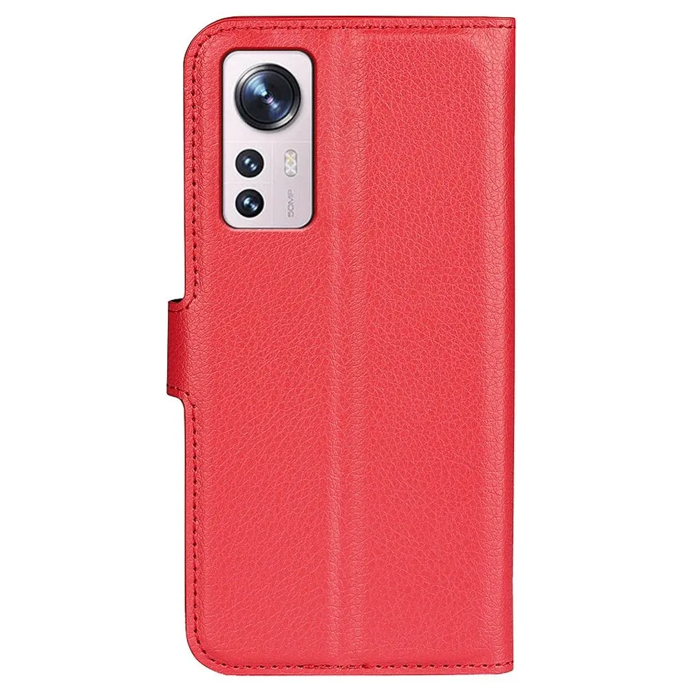 Classic Xiaomi 12 Lite flip case - Red