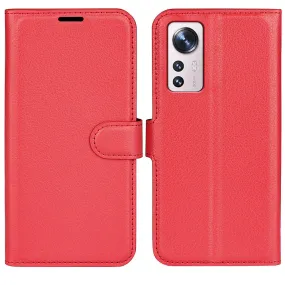 Classic Xiaomi 12 Lite flip case - Red